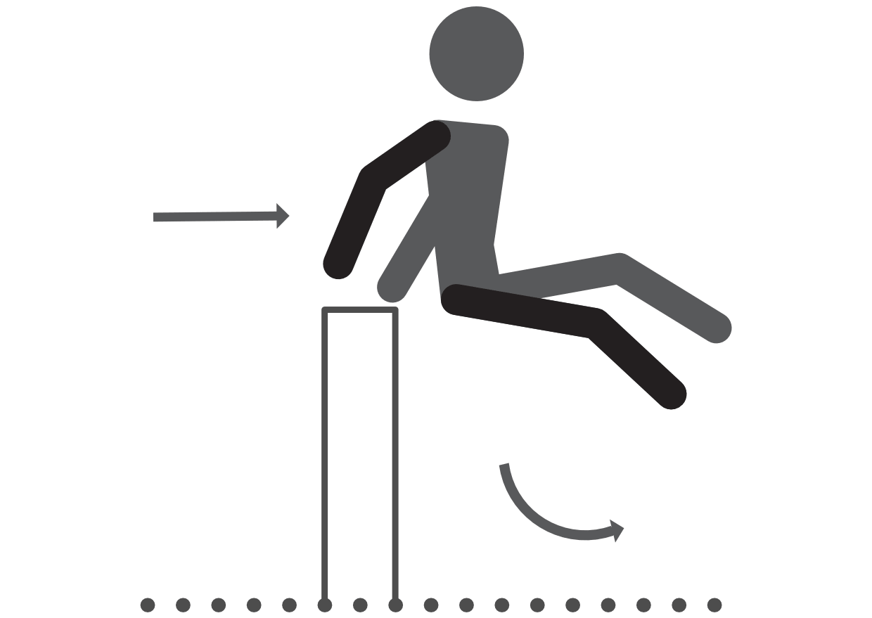 Illustration of a dash vault.